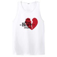 Little Miss Heartbreaker Valentine's Day Gift PosiCharge Competitor Tank