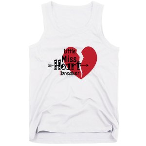 Little Miss Heartbreaker Valentine's Day Gift Tank Top