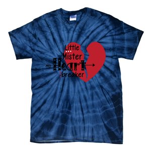 Little Mister Heartbreaker Valentine's Day Gift Tie-Dye T-Shirt