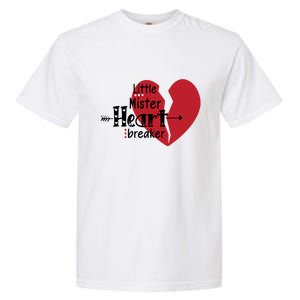 Little Mister Heartbreaker Valentine's Day Gift Garment-Dyed Heavyweight T-Shirt