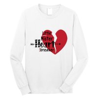 Little Mister Heartbreaker Valentine's Day Gift Long Sleeve Shirt