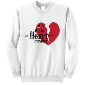 Little Mister Heartbreaker Valentine's Day Gift Sweatshirt