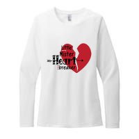 Little Mister Heartbreaker Valentine's Day Gift Womens CVC Long Sleeve Shirt