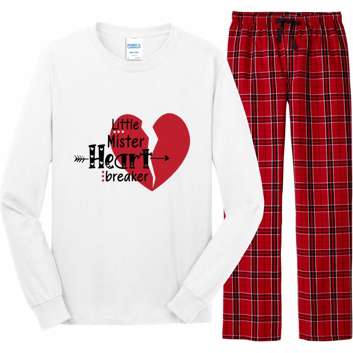 Little Mister Heartbreaker Valentine's Day Gift Long Sleeve Pajama Set