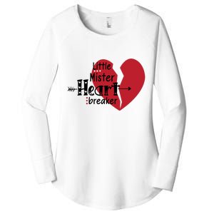 Little Mister Heartbreaker Valentine's Day Gift Women's Perfect Tri Tunic Long Sleeve Shirt