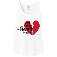 Little Mister Heartbreaker Valentine's Day Gift Ladies Essential Tank