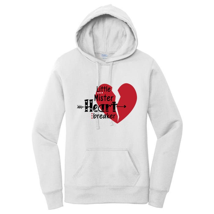 Little Mister Heartbreaker Valentine's Day Gift Women's Pullover Hoodie