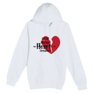 Little Mister Heartbreaker Valentine's Day Gift Premium Pullover Hoodie