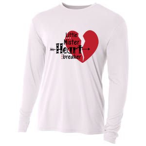 Little Mister Heartbreaker Valentine's Day Gift Cooling Performance Long Sleeve Crew