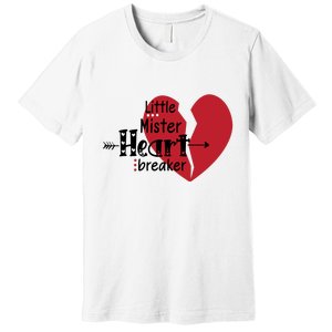 Little Mister Heartbreaker Valentine's Day Gift Premium T-Shirt