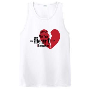 Little Mister Heartbreaker Valentine's Day Gift PosiCharge Competitor Tank