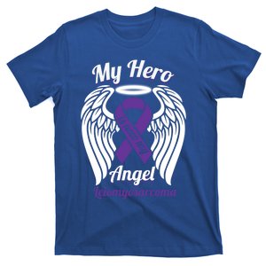 Leiomyosarcoma My Hero Is Now My Angel Wings Meaningful Gift Cute Gift T-Shirt