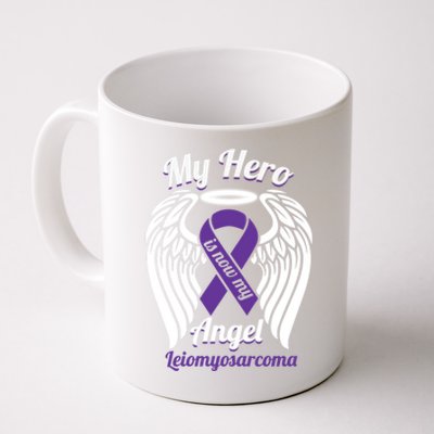 Leiomyosarcoma My Hero Is Now My Angel Wings Meaningful Gift Cute Gift Coffee Mug