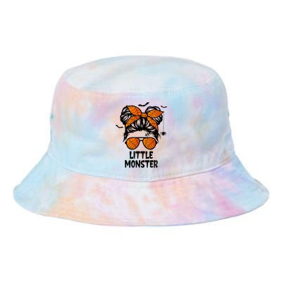 Little Monster Halloween Messy Bun Tie Dye Newport Bucket Hat