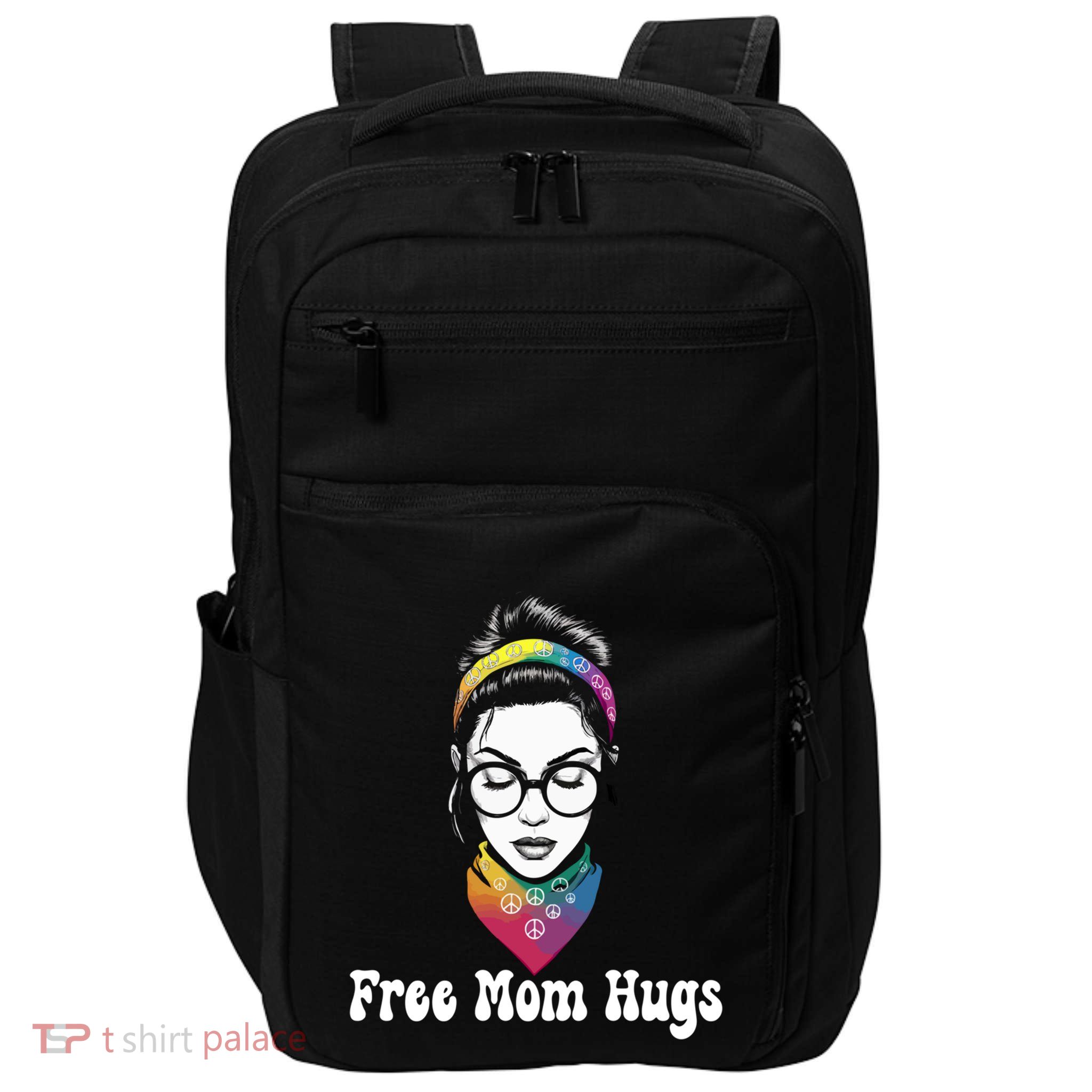 Lgbt Mom Hugs Great Gift Impact Tech Backpack