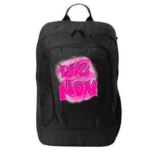 Love Mom Happy Mothers Day Gift City Backpack