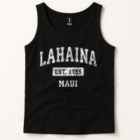 Lahaina Maui Hawaii Hi Vintage Established Sports Tank Top