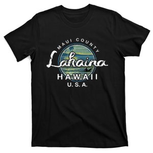 Lahaina Maui Hawaii Surfing T-Shirt