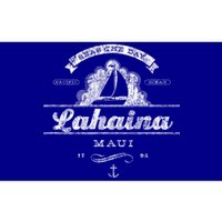 Lahaina Maui Hi Sailboat Cool Gift Vintage Nautical Tee Bumper Sticker