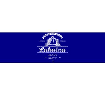 Lahaina Maui Hi Sailboat Cool Gift Vintage Nautical Tee Bumper Sticker