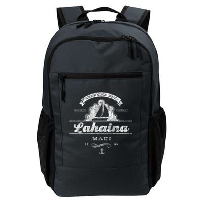 Lahaina Maui Hi Sailboat Cool Gift Vintage Nautical Tee Daily Commute Backpack