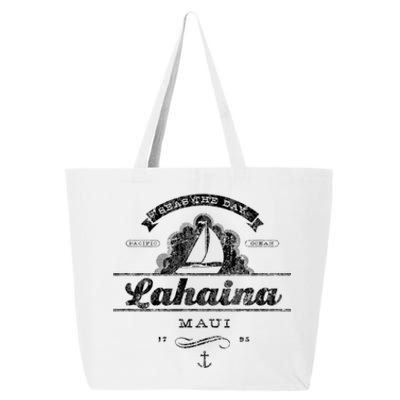 Lahaina Maui Hi Sailboat Cool Gift Vintage Nautical Tee 25L Jumbo Tote