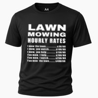 Lawn Mowing Hourly I Mow The Lawn Cooling Performance Crew T-Shirt