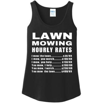 Lawn Mowing Hourly I Mow The Lawn Ladies Essential Tank