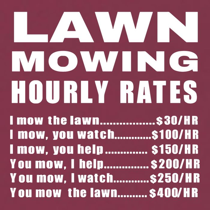 Lawn Mowing Hourly I Mow The Lawn 16oz Travel Tumbler