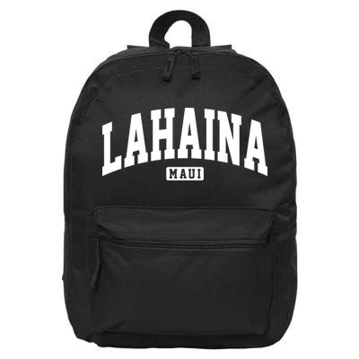 Lahaina Maui Hawaii Classic Vintage 16 in Basic Backpack