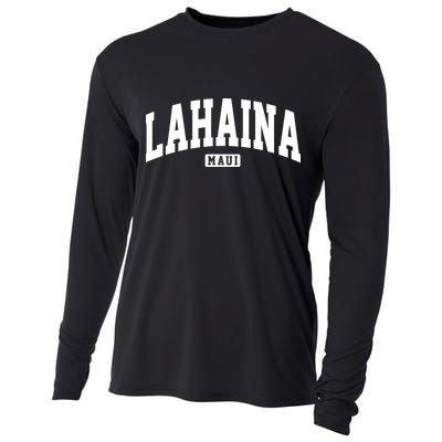 Lahaina Maui Hawaii Classic Vintage Cooling Performance Long Sleeve Crew