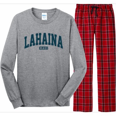 Lahaina Maui Hawaii Classic Vintage Long Sleeve Pajama Set