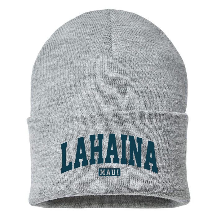 Lahaina Maui Hawaii Classic Vintage Sustainable Knit Beanie