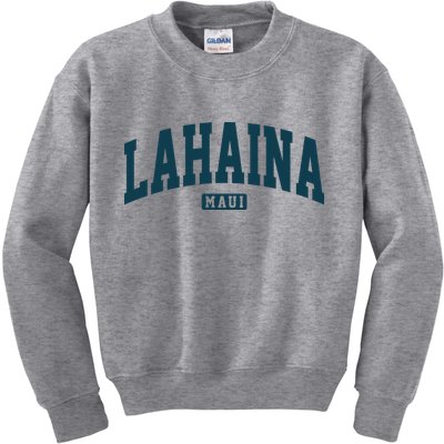 Lahaina Maui Hawaii Classic Vintage Kids Sweatshirt