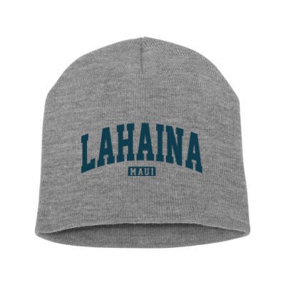 Lahaina Maui Hawaii Classic Vintage Short Acrylic Beanie