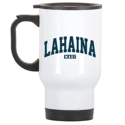 Lahaina Maui Hawaii Classic Vintage Stainless Steel Travel Mug