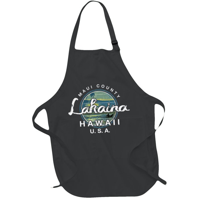 Lahaina Maui Hawaii Surfing Retro Apron