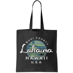 Lahaina Maui Hawaii Surfing Retro Tote Bag