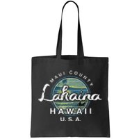 Lahaina Maui Hawaii Surfing Retro Tote Bag