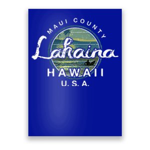 Lahaina Maui Hawaii Surfing Poster