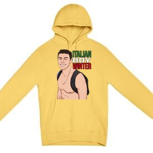 Luigi Mangione Italian Boy Winter Premium Pullover Hoodie