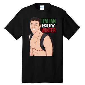 Luigi Mangione Italian Boy Winter Tall T-Shirt