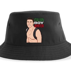 Luigi Mangione Italian Boy Winter Sustainable Bucket Hat