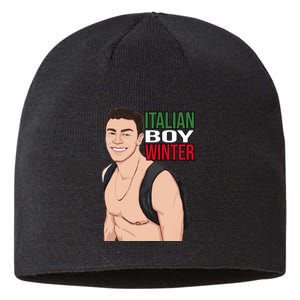 Luigi Mangione Italian Boy Winter Sustainable Beanie