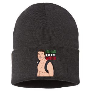 Luigi Mangione Italian Boy Winter Sustainable Knit Beanie