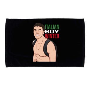 Luigi Mangione Italian Boy Winter Microfiber Hand Towel