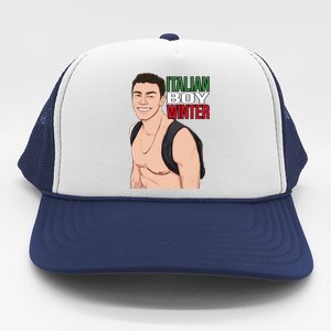 Luigi Mangione Italian Boy Winter Trucker Hat