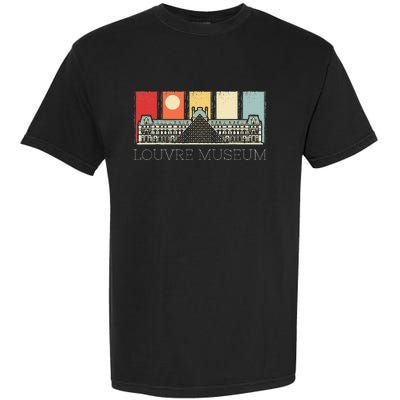 Louvre Museum In Paris France Tourist Garment-Dyed Heavyweight T-Shirt