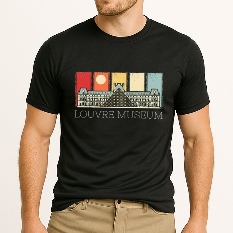 Louvre Museum In Paris France Tourist Cooling Performance Crew T-Shirt