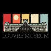 Louvre Museum In Paris France Tourist Cooling Performance Crew T-Shirt